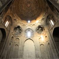 La gran mezquita de congregación en iran